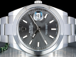 Rolex Datejust 41 Ardesia Oyster 126300 Slate Dial